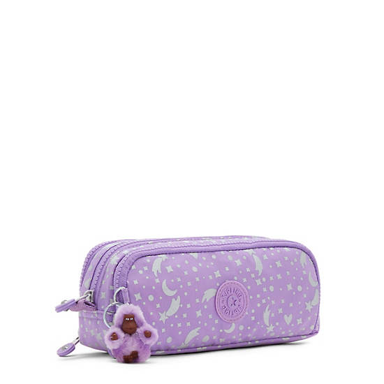 Kipling Gitroy Printed Pencil Case Väska Metal | SE 1086RV